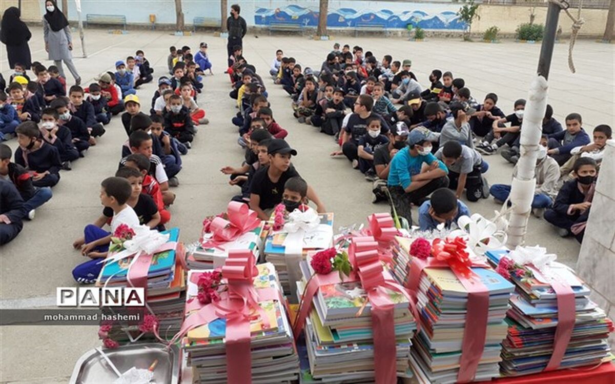 کتابخانه  کلاسی آموزشگاه مرحوم زرتاش شهرستان خلیل آباد افتتاح شد