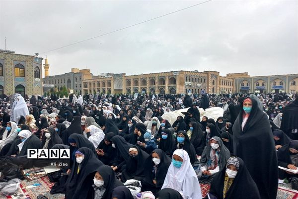 نماز عید فطر در حرم مطهر رضوی