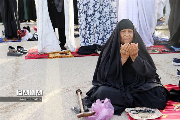 اقامه نماز عید سعید فطر در امیدیه