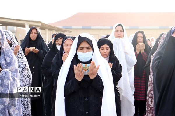 اقامه نماز عید سعید فطر در امیدیه