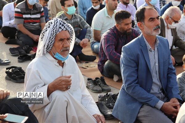 اقامه نماز عید سعید فطر در امیدیه