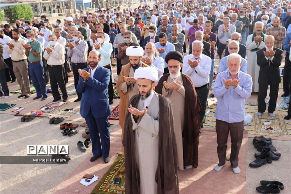 اقامه نماز عید سعید فطر در امیدیه