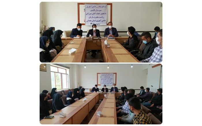 برگزاری  نشست مجلس دانش‌آموزی شهرستان فامنین