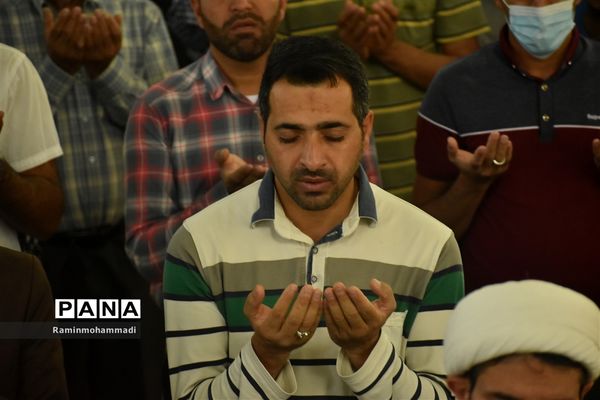 اقامه نماز عید سعید فطر در خاوران به امامت حجت الاسلام والمسلمین جعفری