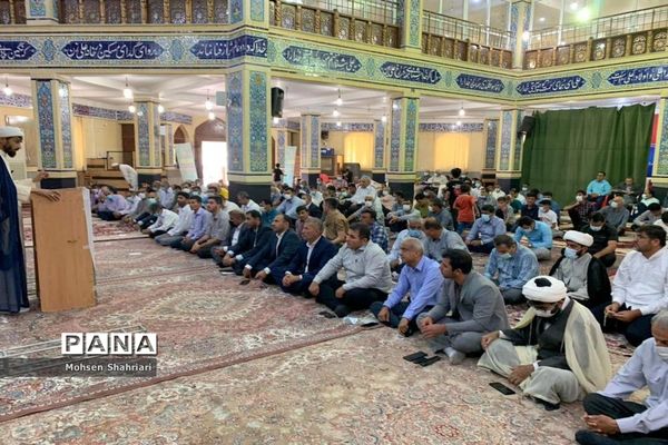 نماز عید سعید فطر در شهر بیدخون و عسلویه