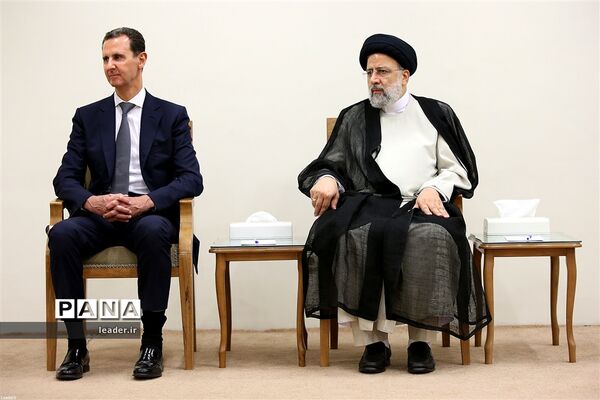 دیدار رئیس‌جمهوری سوریه با حضرت آیت‌الله خامنه‌ای رهبر معظم انقلاب اسلامی