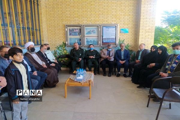 آیین سپاس معلم  سازمان دانش آموزی ملارد در دبیرستان شهید همت