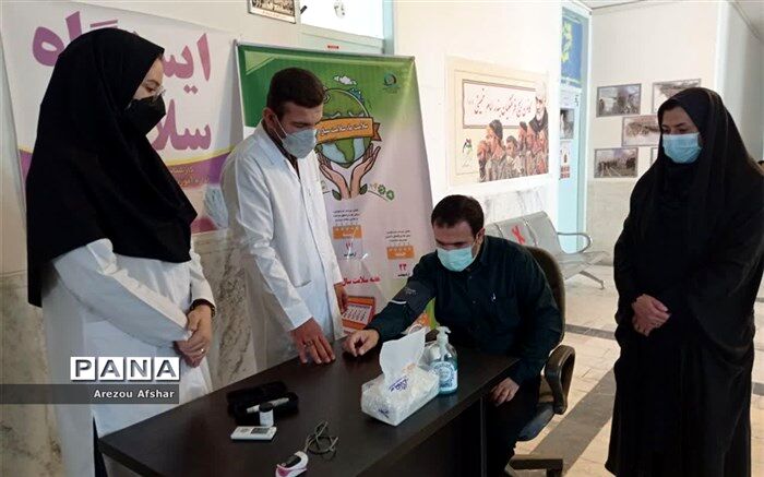 ایستگاه غربالگری و بینایی سنجی در بندر امام خمینی  برپاشد