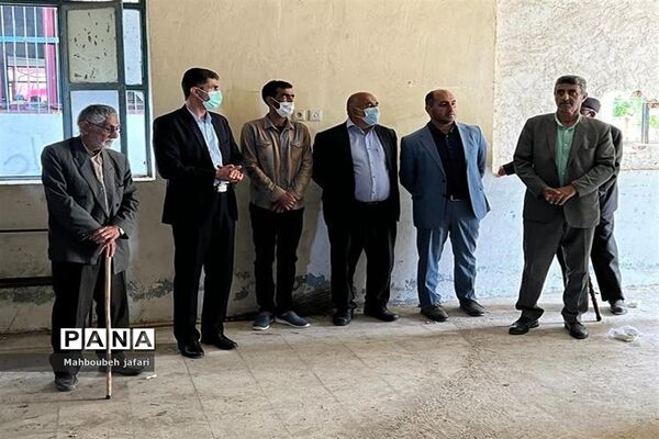 مراسم افتتاحیه بهسازی سالن شهید سلیمانی روستای دلمرز