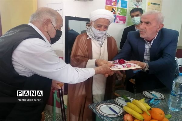 مراسم افتتاحیه بهسازی سالن شهید سلیمانی روستای دلمرز