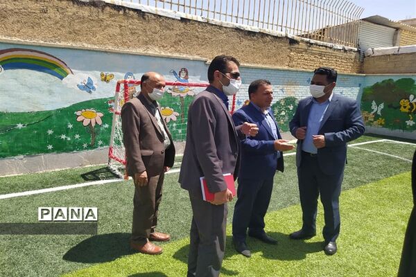 آیین افتتاح پروژه‌های ورزشی طرح شهید سردار سلیمانی شهرستان داراب
