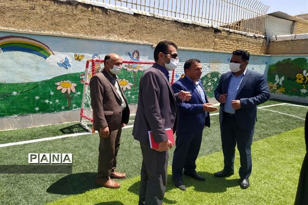 آیین افتتاح پروژه‌های ورزشی طرح شهید سردار سلیمانی شهرستان داراب