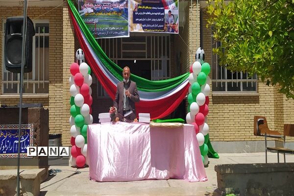 آیین افتتاح پروژه‌های ورزشی طرح شهید سردار سلیمانی شهرستان داراب