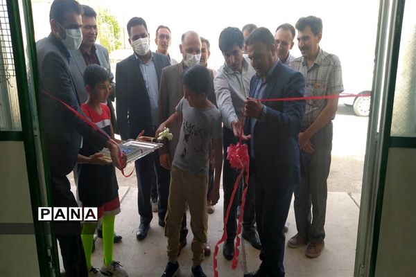 آیین افتتاح پروژه‌های ورزشی طرح شهید سردار سلیمانی شهرستان داراب