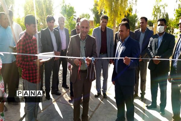 آیین افتتاح پروژه‌های ورزشی طرح شهید سردار سلیمانی شهرستان داراب