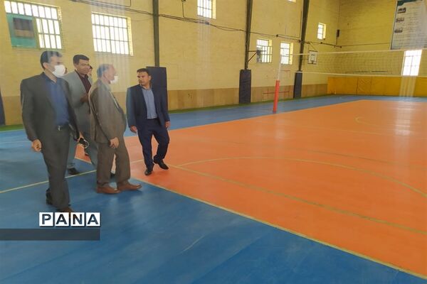آیین افتتاح پروژه‌های ورزشی طرح شهید سردار سلیمانی شهرستان داراب