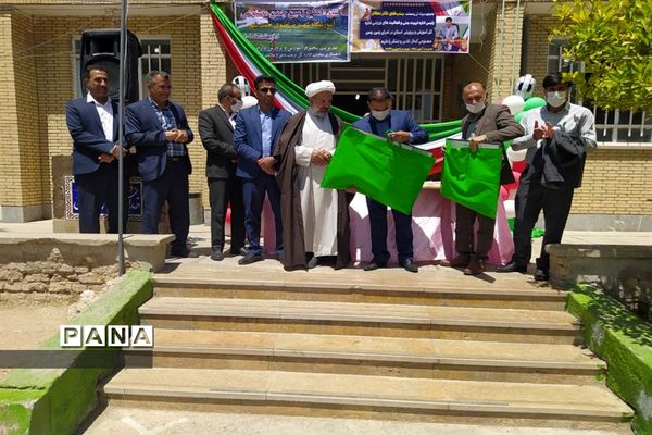 آیین افتتاح پروژه‌های ورزشی طرح شهید سردار سلیمانی شهرستان داراب