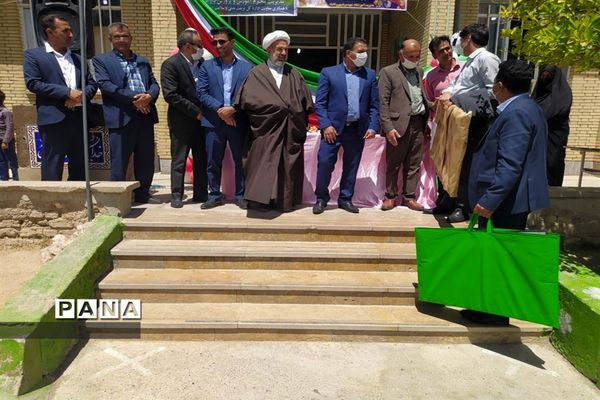 آیین افتتاح پروژه‌های ورزشی طرح شهید سردار سلیمانی شهرستان داراب