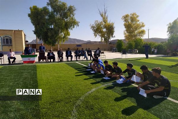 آیین افتتاح پروژه‌های ورزشی طرح شهید سردار سلیمانی شهرستان داراب