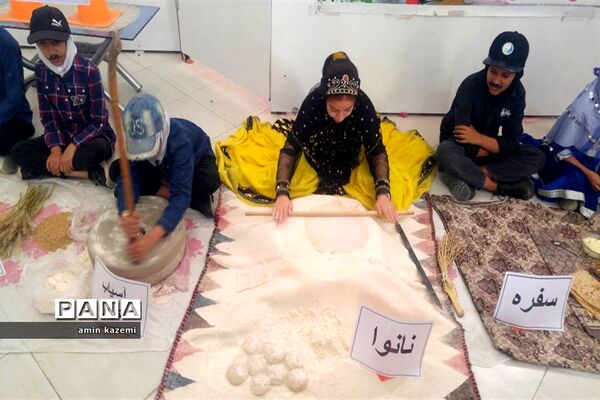 برپایی نمایشگاه هفته سلامت در دبستان مصلح داراب