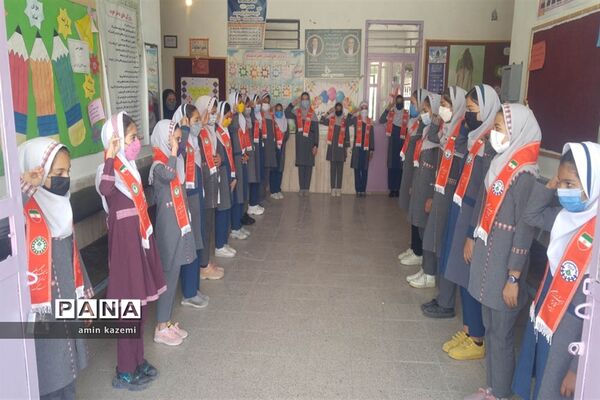 برپایی نمایشگاه هفته سلامت در دبستان مصلح داراب