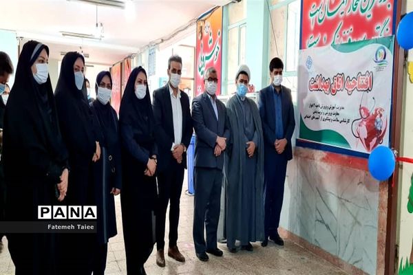 افتتاح اتاق بهداشت در مدرسه حاج فاخر حیدری زاده ناحیه ۲ اهواز