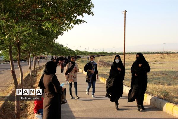 همایش پیاده‌روی بانوان فرهنگی به‌مناسبت هفته معلم در تربت‌جام