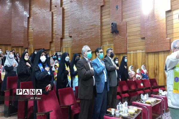 مراسم سالروز تاسیس سازمان دانش‌آموزی در ناحیه ۲ مشهد مقدس