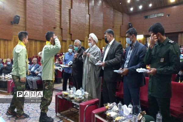 مراسم سالروز تاسیس سازمان دانش‌آموزی در ناحیه ۲ مشهد مقدس