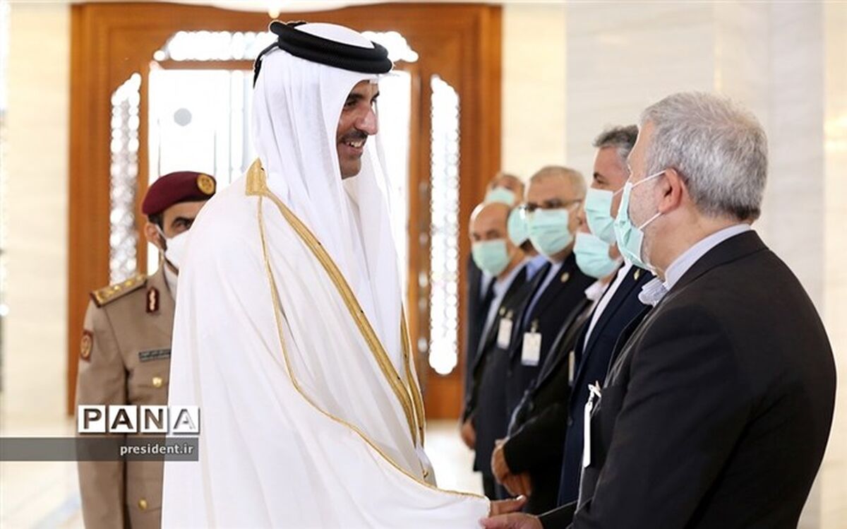 امیر قطر وارد تهران شد