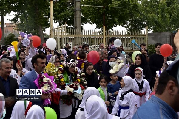 استقبال از بانوی طلایی المپیک در بهنمیر