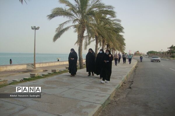همایش پیاده‌روی فرهنگیان استان بوشهر