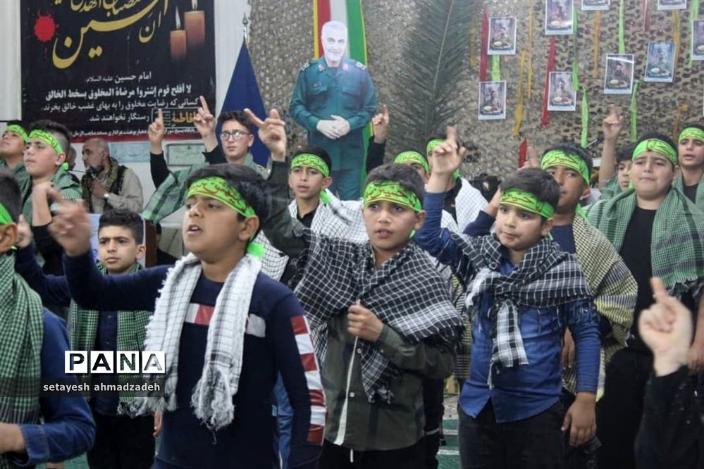 یادواره شهدای روستای تیله نو شهرستان گلوگاه