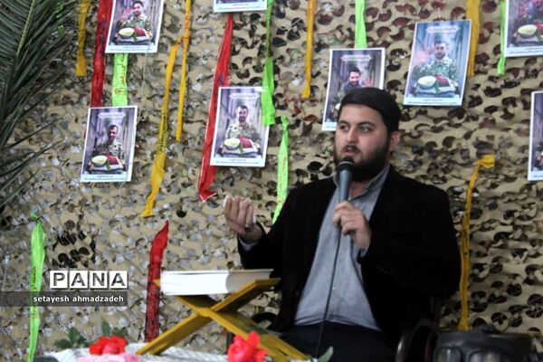 یادواره شهدای روستای تیله نو شهرستان گلوگاه