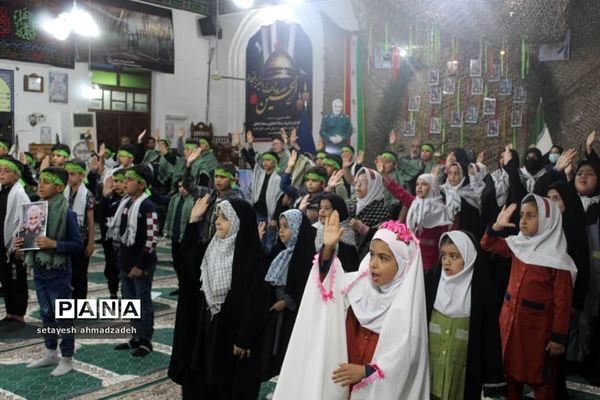 یادواره شهدای روستای تیله نو شهرستان گلوگاه