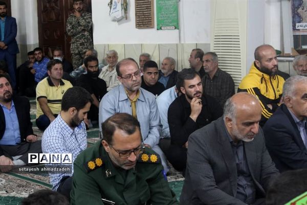 یادواره شهدای روستای تیله نو شهرستان گلوگاه