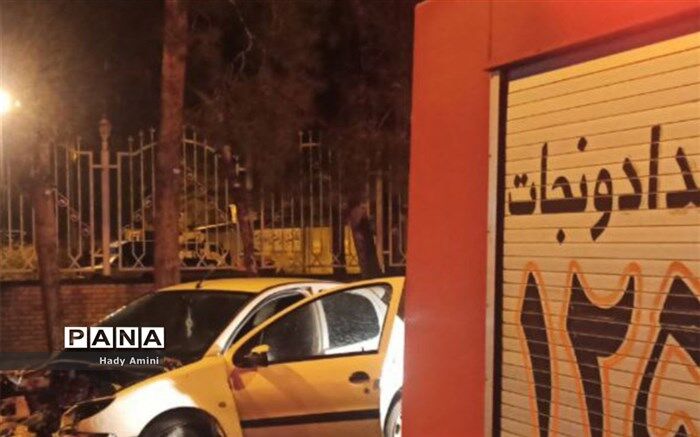 حریق در خوابگاه دانشجویی خیابان ولیعصر