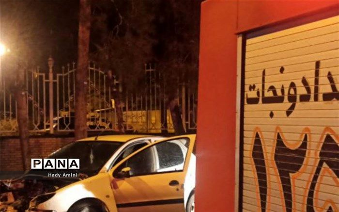 حریق در خوابگاه دانشجویی خیابان ولیعصر