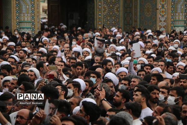 تشییع آیت الله فاطمی نیا در قم