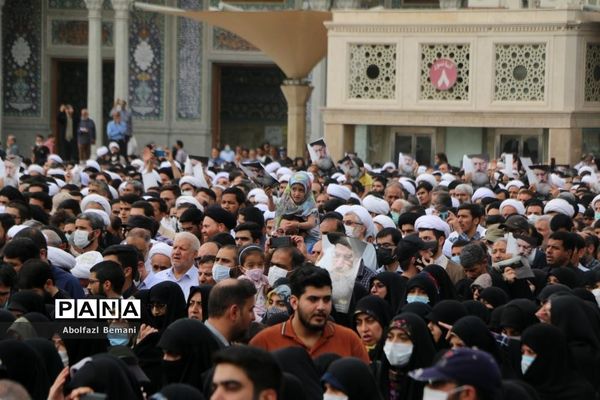 تشییع آیت الله فاطمی نیا در قم