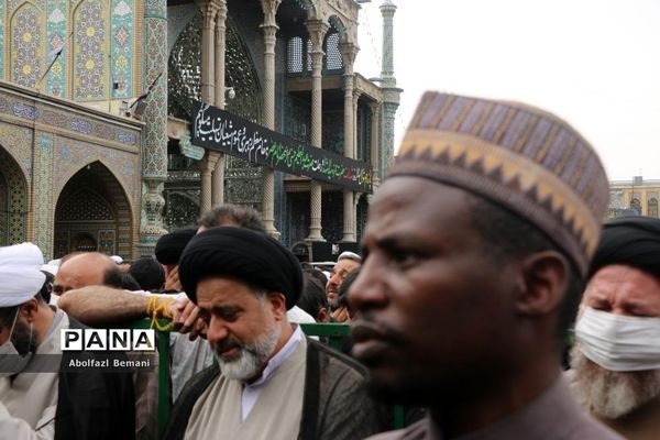 تشییع آیت الله فاطمی نیا در قم