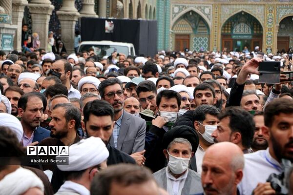 تشییع آیت الله فاطمی نیا در قم