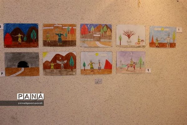 آیین افتتاحیه نمایشگاه گروهی تصویرسازی شاهنامه فردوسی شهرستان فیروزکوه