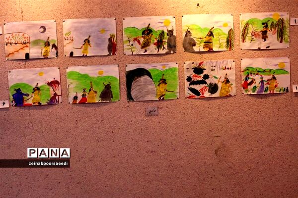 آیین افتتاحیه نمایشگاه گروهی تصویرسازی شاهنامه فردوسی شهرستان فیروزکوه