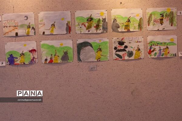 آیین افتتاحیه نمایشگاه گروهی تصویرسازی شاهنامه فردوسی شهرستان فیروزکوه
