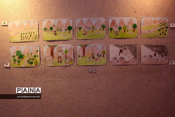 آیین افتتاحیه نمایشگاه گروهی تصویرسازی شاهنامه فردوسی شهرستان فیروزکوه