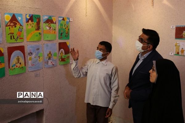 آیین افتتاحیه نمایشگاه گروهی تصویرسازی شاهنامه فردوسی شهرستان فیروزکوه