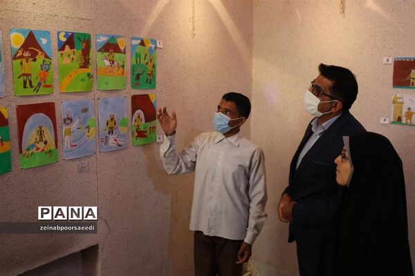 آیین افتتاحیه نمایشگاه گروهی تصویرسازی شاهنامه فردوسی شهرستان فیروزکوه