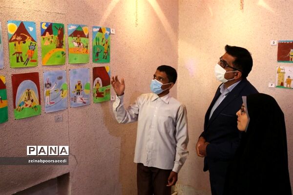 آیین افتتاحیه نمایشگاه گروهی تصویرسازی شاهنامه فردوسی شهرستان فیروزکوه