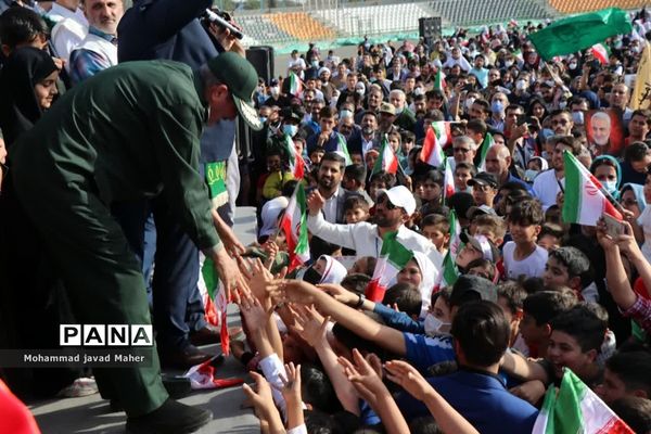 اجتماع بزرگ یاوران انقلاب اسلامی در شهرستان قدس